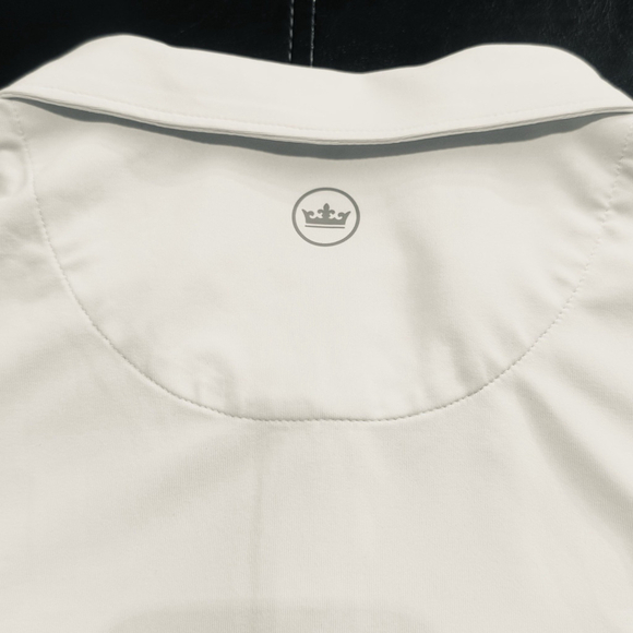 NWT Peter Millar Women's White Golf Polo Shirt Size:XL 50+ Sun Protection - Picture 10 of 10